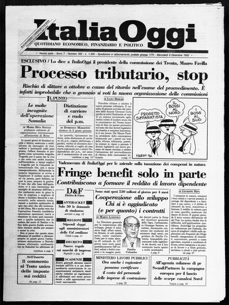 Italia oggi : quotidiano di economia finanza e politica